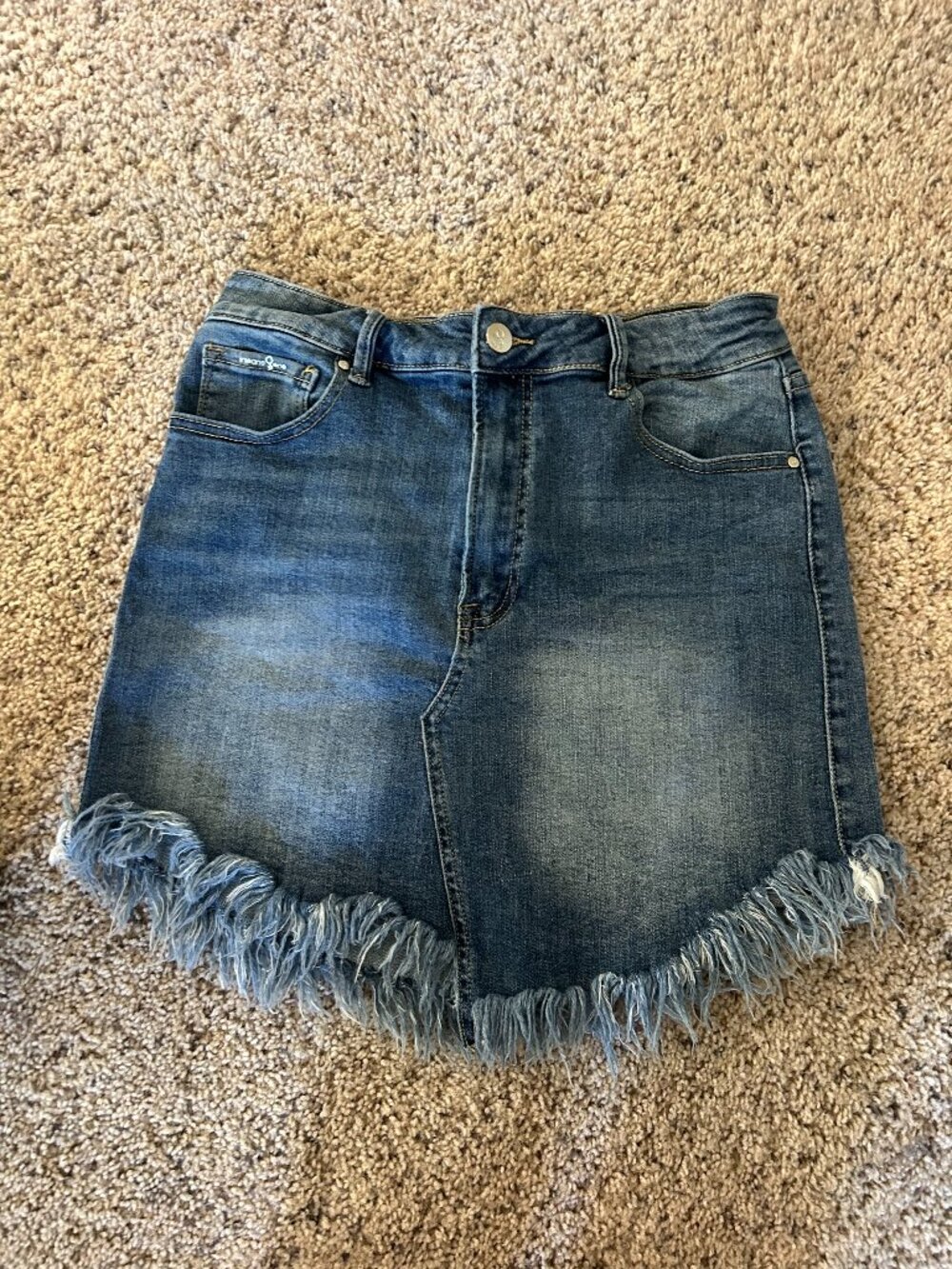 Denim Mini Skirt